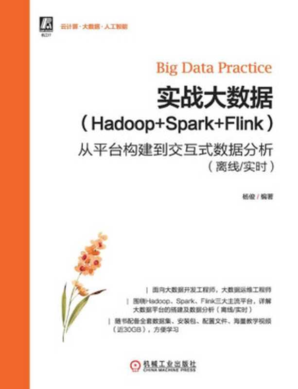 实战大数据(Hadoop+Spark+Flink)&mdash;&mdash;从平台构建到交互式数据分析(离线 实时)（杨俊）（机械工业出版社 2021）