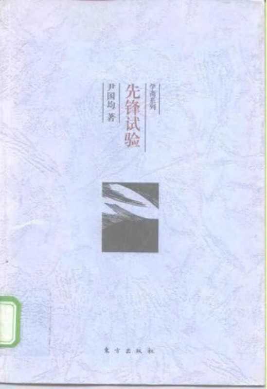 先锋试验&mdash;&mdash;八九十年代的中国先锋文化（尹国钧）（东方出版社）