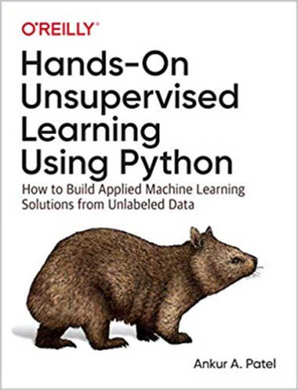 Hands-On Unsupervised Learning Using Python： How to Build Applied Machine Learning Solutions from Unlabeled Data（Ankur A. Patel）（O&rsquo;Reilly Media 2019）