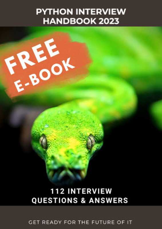 The Python Interview Handbook 2023 – 112+ Q&A（Nezir Zahirovic）（2023）